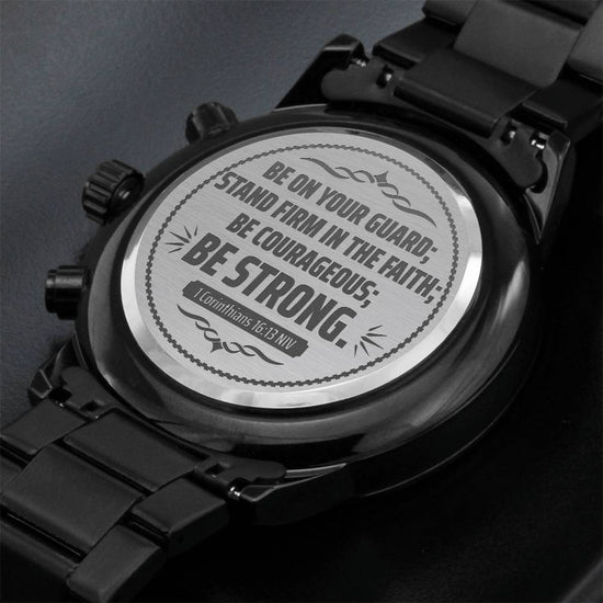 Be on Your Guard (1 Corinthians 1613 NIV) – Men&
