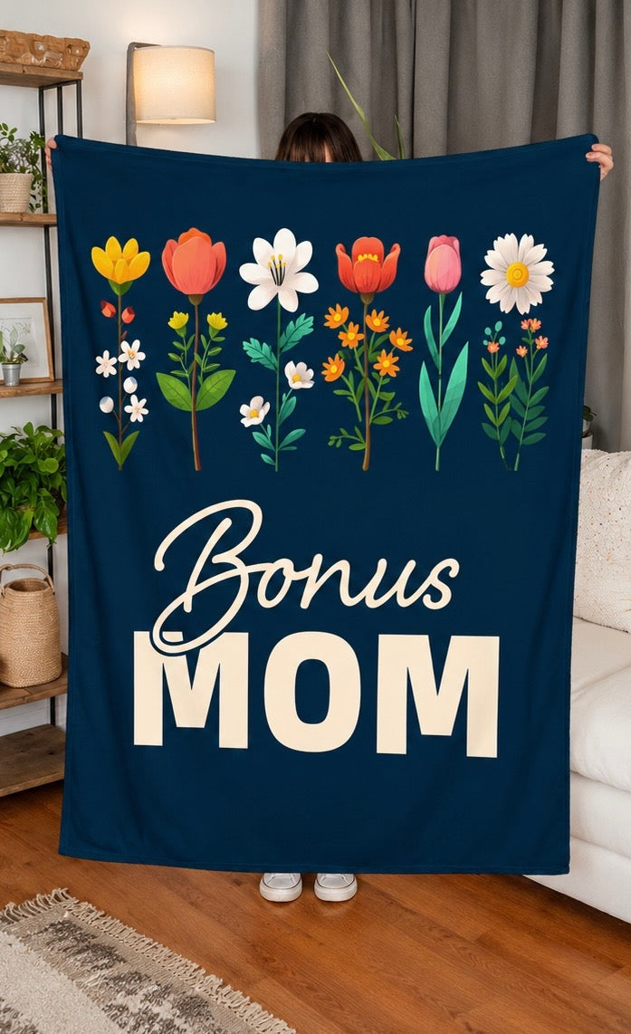 Bonus Mom – Jersey Fleece Blanket